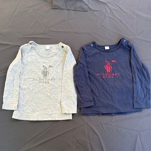 Burberry Baby Shirts 12m - 2 Pack!